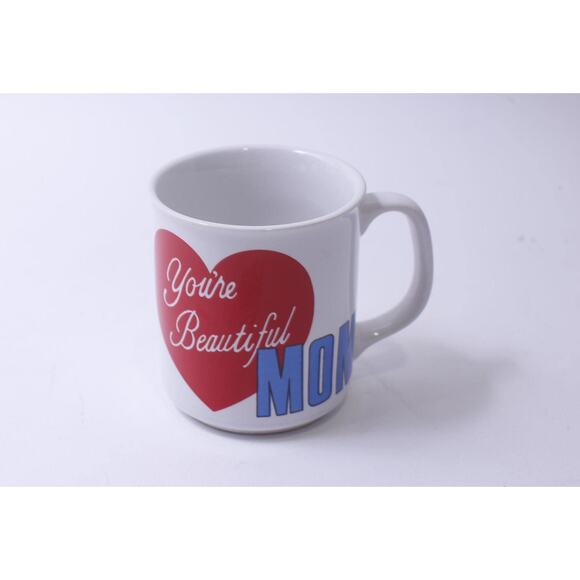 You're Beautiful Mom, Message Mug, Mother's Day, Novelty Cup, Tea Coffee Cup - Picture 1 of 3